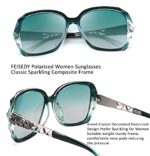 FEISEDY Oversized Polarised UV400 Sunglasses for Women