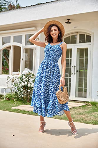 GRACE KARIN Women Summer Floral Maxi Dress
