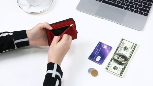 GAEKEAO Women's RFID Blocking Leather Bi-fold Wallet