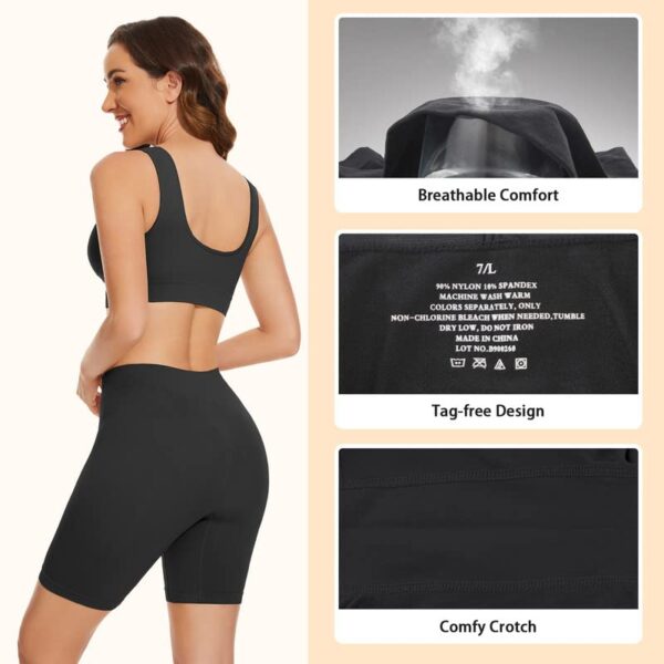 SIHOHAN Womens Ultra Soft Seamless Slip Shorts