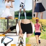 4How Women's High Waisted Yoga Gym Shorts Black