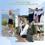 TNNZEET Women's High Waisted Cycling Shorts for Gym