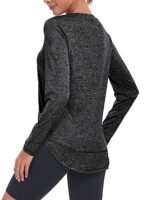 Deaviya Womens Long Sleeve Sports Yoga T-Shirt