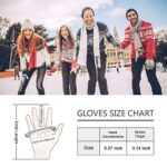 Women Touchscreen Winter Gloves - Grey, One Size