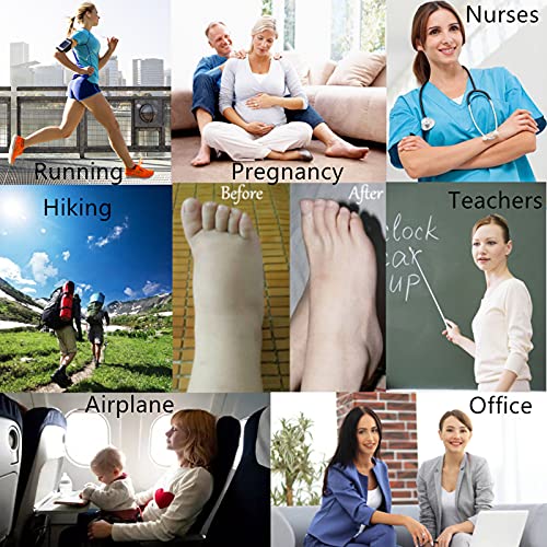 Compression Socks 20-25mmHg, 2-6 Pairs, Knee High