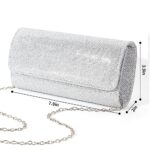 BBjinronjy Clutch Bag with Detachable Chain for Ladies