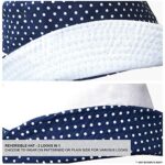 TOSKATOK® UPF 50+ Reversible Cotton Polka Dot Sun Hat