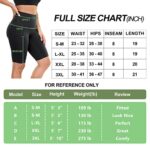 DDOBB Women's Cycling Shorts with Pockets, High Waist