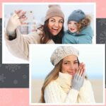 Neer 3 Pair Winter Cotton Fingerless Gloves for Women
