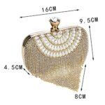 BDXMKS Women Tassel Evening Bag Diamond Beads Clutch