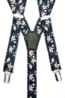 DWOY Floral Paisley Adjustable Y Shape Braces for Women