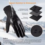 HOLDINA Waterproof Winter Gloves for Women with Touchscreen