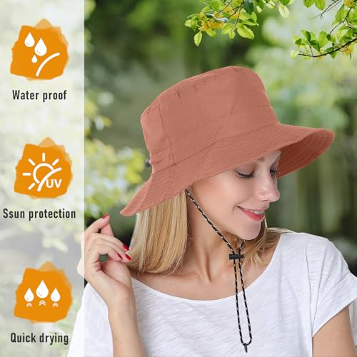 BBXWANG Packable Bucket Hat Women Adjustable Summer