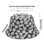 Reversible Cute Bucket Hat for Women, Double-Sided