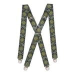 Pierrot Men's Heavy Duty Adjustable Elastic Braces