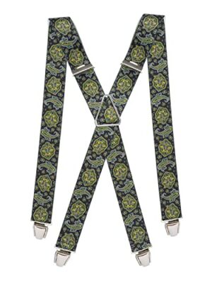 Pierrot Men's Heavy Duty Adjustable Elastic Braces