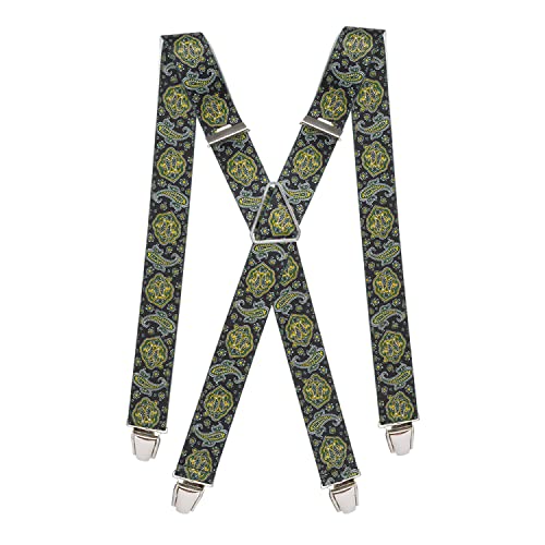 Pierrot Men's Heavy Duty Adjustable Elastic Braces