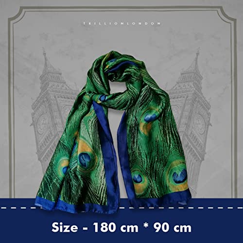 Trillion London® Silk Scarf | 180cm x 90cm | Animal Print