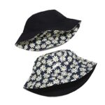 Reversible Cute Bucket Hat for Women, Double-Sided