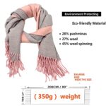 ehsbuy Reversible Cashmere Pashmina Shawl