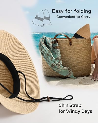 FURTALK Women's UPF50 Foldable Sun Hat