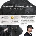 Comhats Waterproof Bucket Hat - UPF 50+ Adjustable