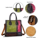 IVTG Leather Top Handle Bags for Women - Vintage Crossbody