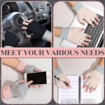 Neer 3 Pair Winter Cotton Fingerless Gloves for Women