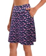 Women's Golf Skorts with Pockets, Knee Length