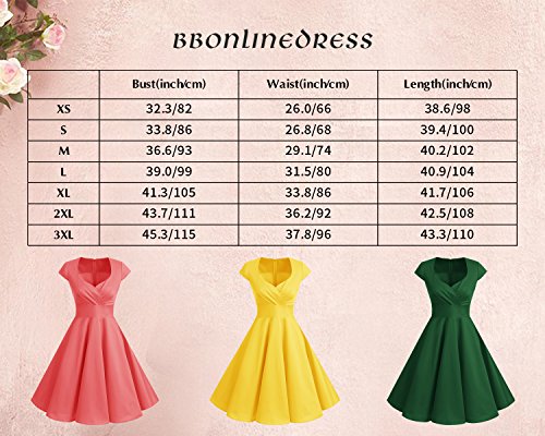 Bbonlinedress Women's Vintage Swing Party Dress