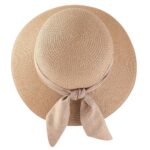 Gajaous Women's UPF 50+ Wide Brim Straw Sun Hat