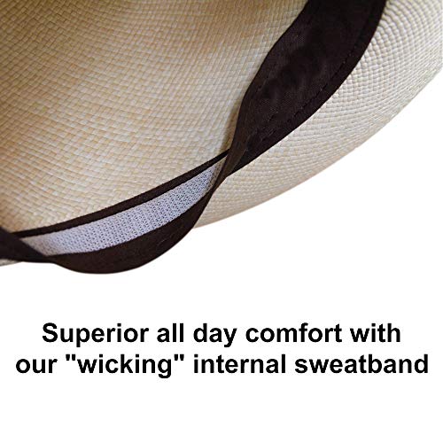 Tumi Hand Woven Rollable Panama Hat