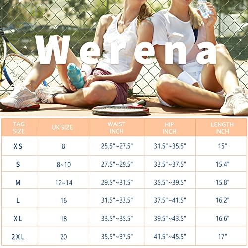 Pleated Tennis Skirt with Shorts and Pockets for Women