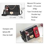 zhongningyifeng Leather Crossbody Shoulder Bag for Women