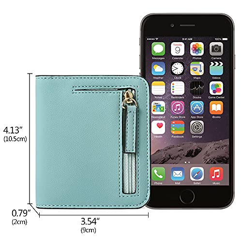 GAEKEAO Women's RFID Blocking Leather Bi-fold Wallet