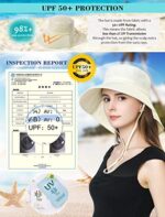Comhats Women's UPF 50 Wide Brim Cotton Sun Hat