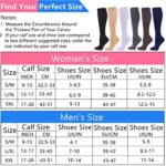 Compression Socks 20-25mmHg, 2-6 Pairs, Knee High