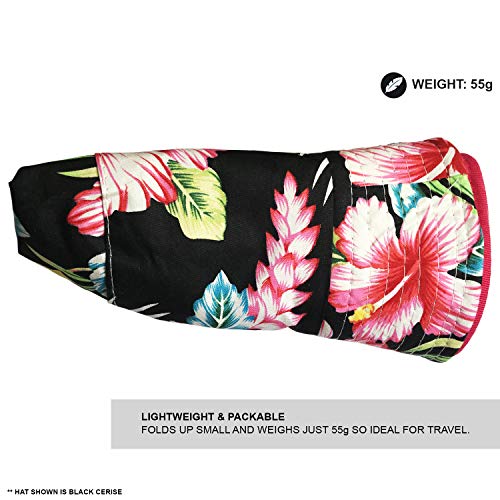 TOSKATOK Ladies Reversible Cotton Floral Sun Hat