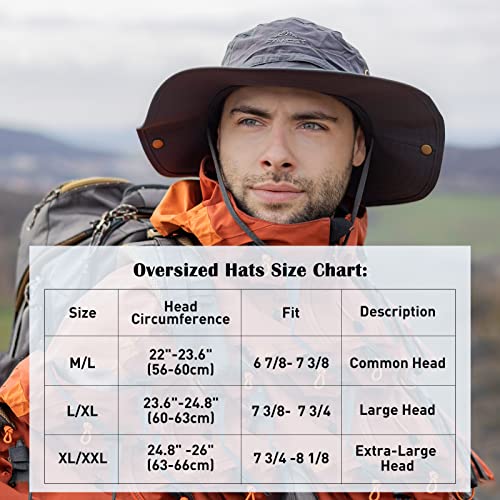 Comhats UPF 50 Wide Brim Mesh UV Protection Safari Hat