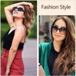 YFHUVB 3 Pcs Women Vintage UV400 Oversized Sunglasses