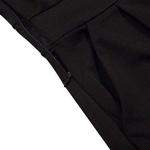 KOJOOIN Women's V-Neck Business Slim Bodycon Dress