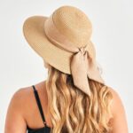 Gajaous Women's UPF 50+ Wide Brim Straw Sun Hat