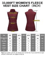 33,000ft Women's Lightweight Fleece Vest with Pockets