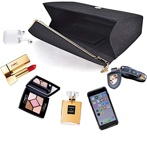 Fioeyr Women Sparkly Sequins Evening Clutch Purse
