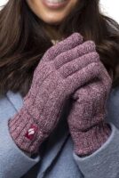 HEAT HOLDERS - Ladies Thermal Cable Knit Gloves