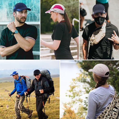 GADIEMKENSD Quick Dry Sports Hat UPF50+ (56-60cm)