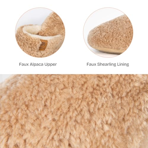 EverFoams Women's Cosy Shearling Memory Foam Slippers