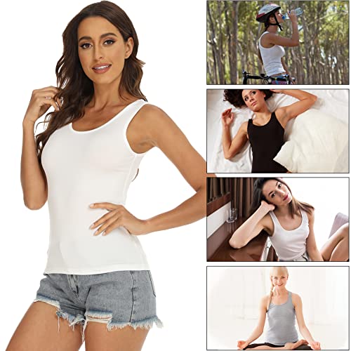 BQTQ 5 Pcs Women's Sleeveless Tank Tops
