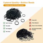 Black Elastic Hair Bands, Yedtreg 500pcs with Box