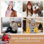 FISFET Women's Winter Hat, Scarf & Gloves Set, Fleece Lined